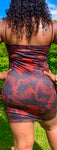 Hot Red Dragon Dress