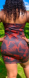 Hot Red Dragon Dress