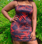 Hot Red Dragon Dress